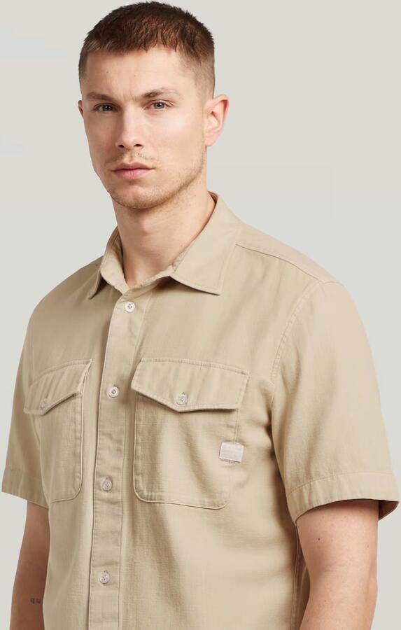 G-Star Raw Overhemd Lange Mouw Chemise Marine - Foto 4
