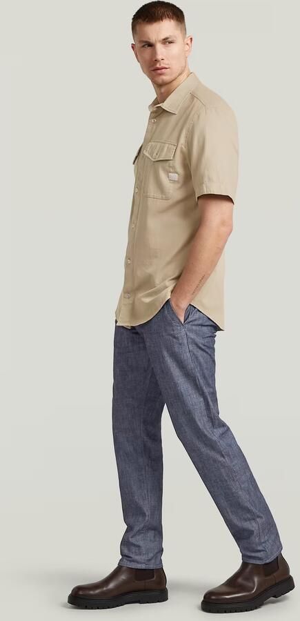 G-Star Raw Overhemd Lange Mouw Chemise Marine - Foto 6