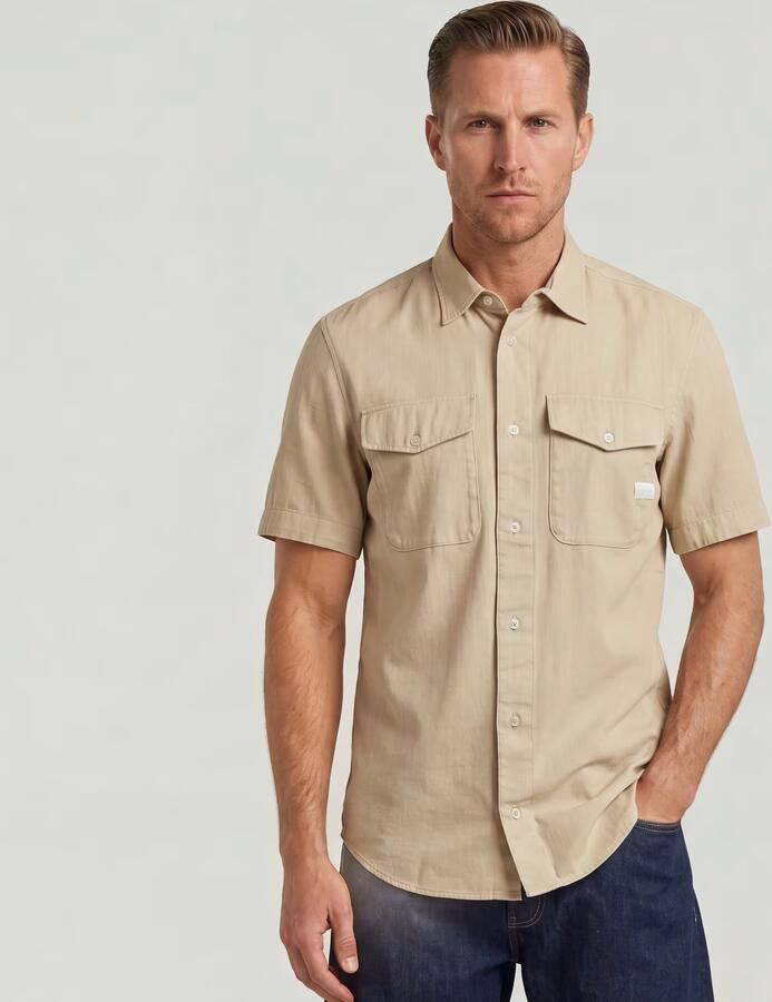 G-Star Raw Overhemd Lange Mouw Chemise Marine - Foto 3
