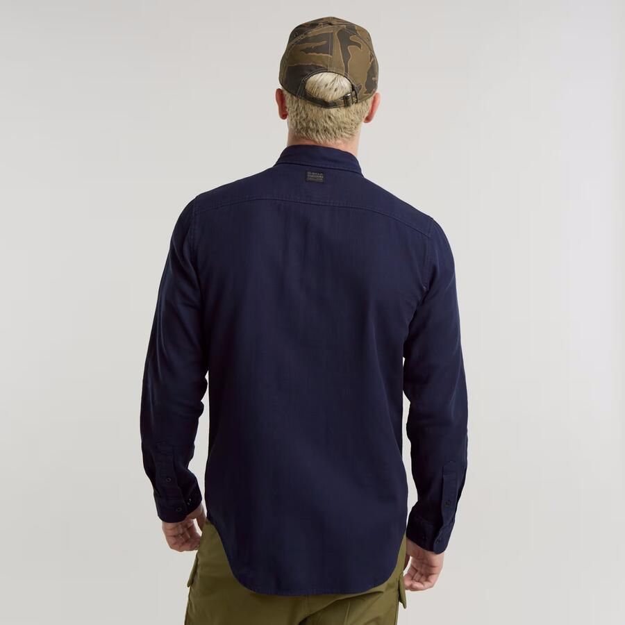 G-Star Raw Slim fit vrijetijdsoverhemd met borstzakken - Foto 3