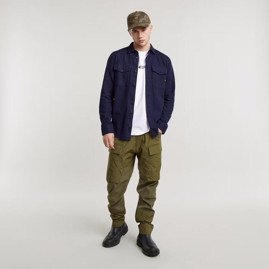 G-Star Raw Slim fit vrijetijdsoverhemd met borstzakken - Foto 4