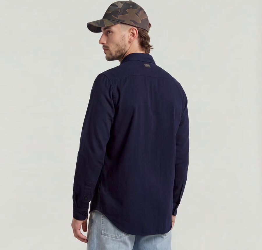 G-Star Raw Slim fit vrijetijdsoverhemd met borstzakken - Foto 13