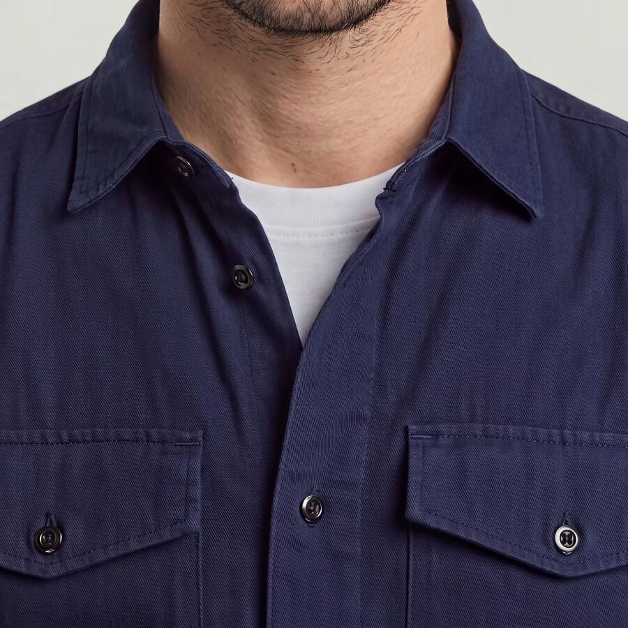 G-Star Raw Slim fit vrijetijdsoverhemd met borstzakken - Foto 5