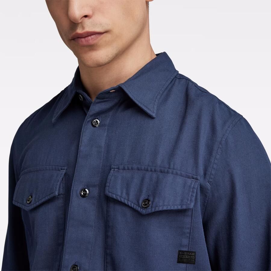 G-Star Raw Slim fit vrijetijdsoverhemd met borstzakken - Foto 6