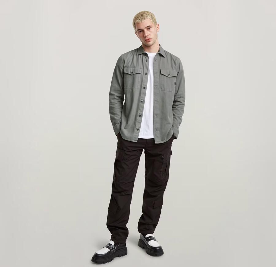 G-Star RAW Marine Slim Shirt Grijs Heren - Foto 5