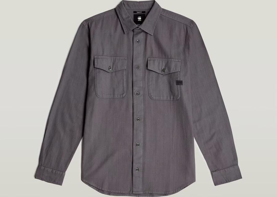 G-Star RAW Marine Slim Shirt Grijs Heren - Foto 6