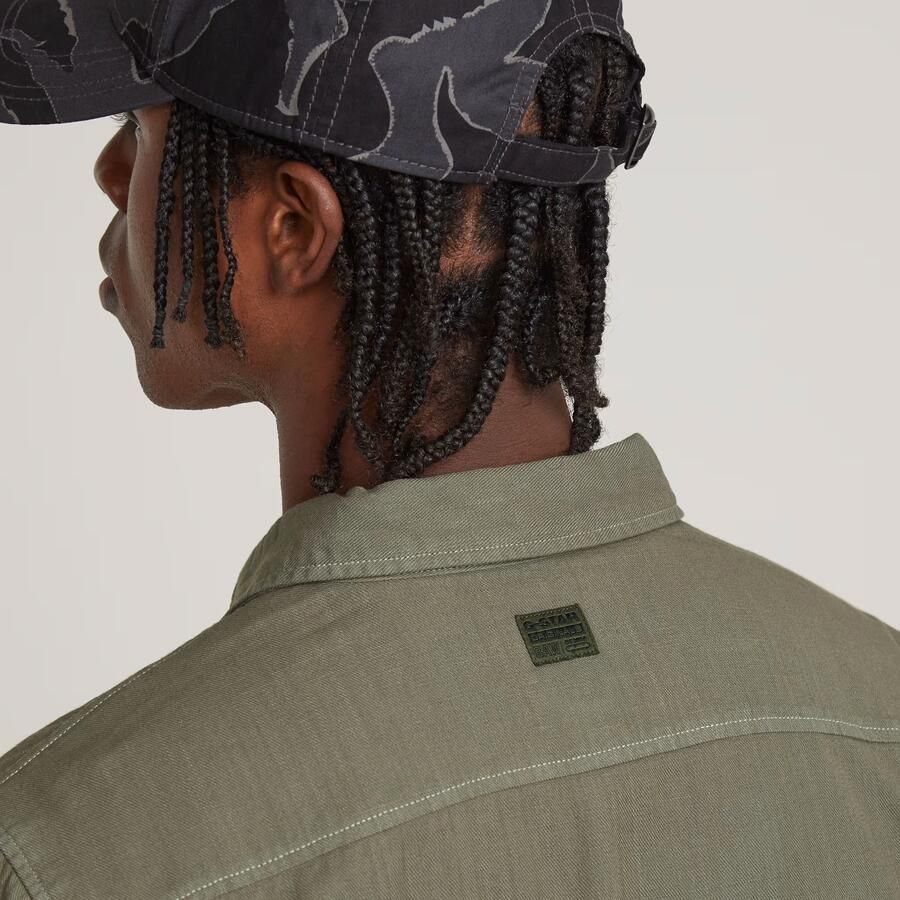 G-Star Raw Slim fit vrijetijdsoverhemd met borstzakken - Foto 5