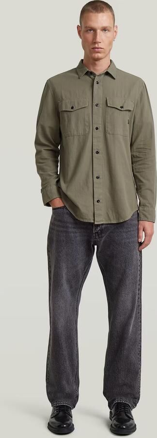 G-Star Raw Slim fit vrijetijdsoverhemd met borstzakken - Foto 18