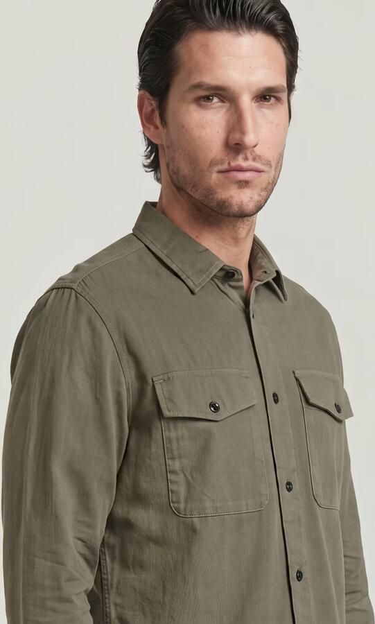 G-Star Raw Slim fit vrijetijdsoverhemd met borstzakken - Foto 17