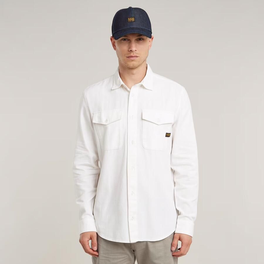 G-Star RAW Marine Slim Shirt Wit Heren - Foto 7