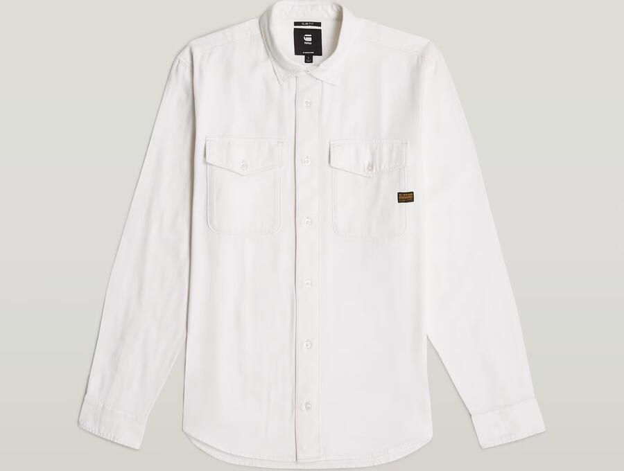 G-Star RAW Marine Slim Shirt Wit Heren - Foto 6