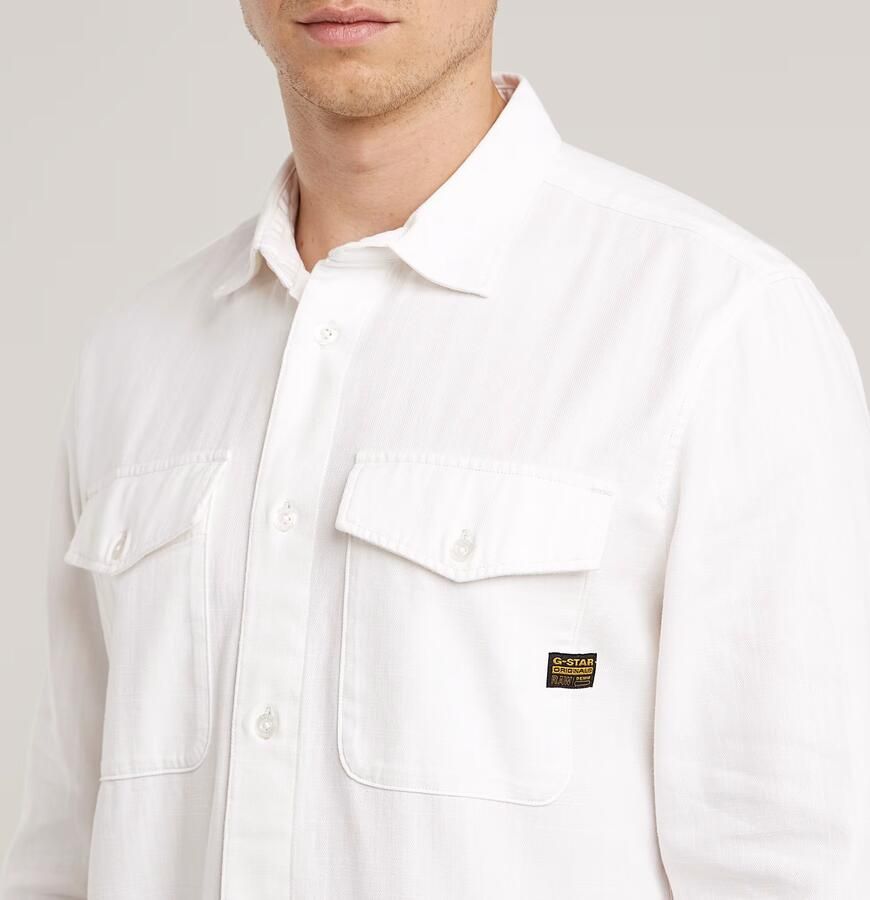 G-Star RAW Marine Slim Shirt Wit Heren - Foto 5