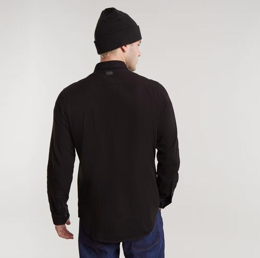 G-Star Raw Overhemd Lange Mouw D24963-D454 MARINE SLIM-B564 BLACK - Foto 7