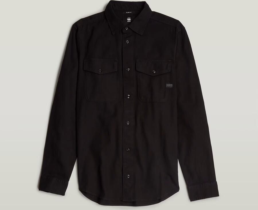 G-Star Raw Overhemd Lange Mouw D24963-D454 MARINE SLIM-B564 BLACK - Foto 8
