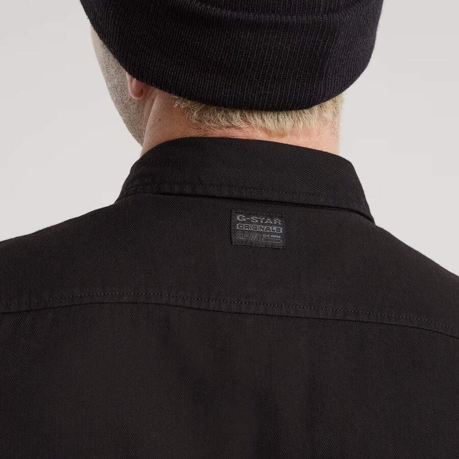 G-Star Raw Overhemd Lange Mouw D24963-D454 MARINE SLIM-B564 BLACK - Foto 5