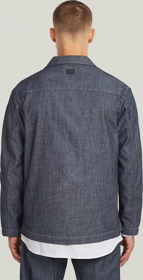 G-Star Raw relaxed fit hemdjack in denim-look model 'Marseille' - Foto 7