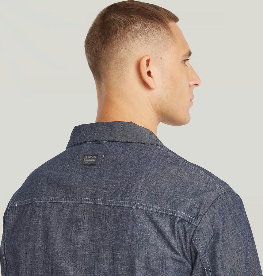 G-Star Raw relaxed fit hemdjack in denim-look model 'Marseille'
