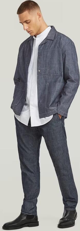 G-Star Raw relaxed fit hemdjack in denim-look model 'Marseille' - Foto 8