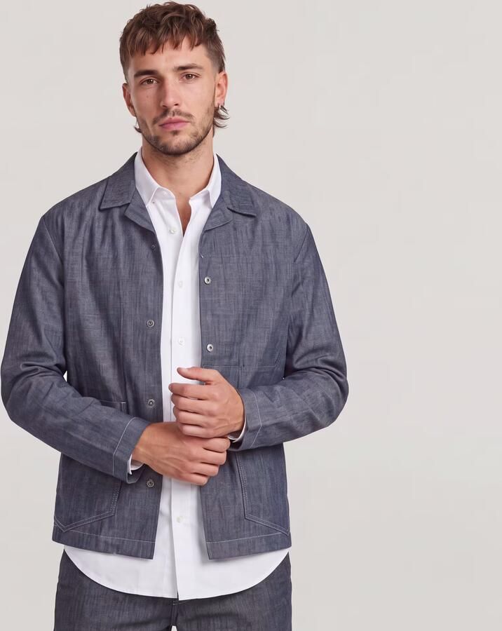 G-Star Raw relaxed fit hemdjack in denim-look model 'Marseille' - Foto 5
