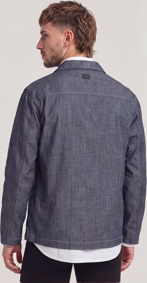 G-Star Raw relaxed fit hemdjack in denim-look model 'Marseille' - Foto 9