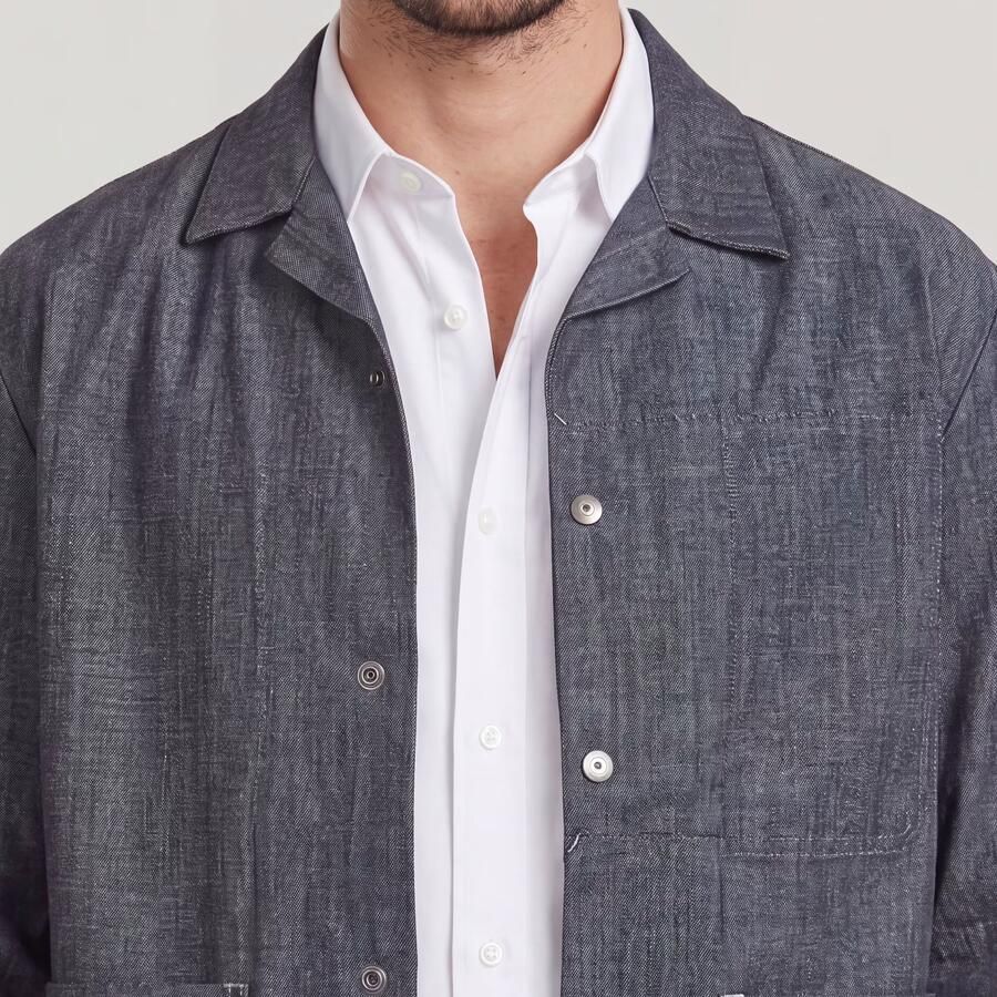 G-Star Raw relaxed fit hemdjack in denim-look model 'Marseille' - Foto 4