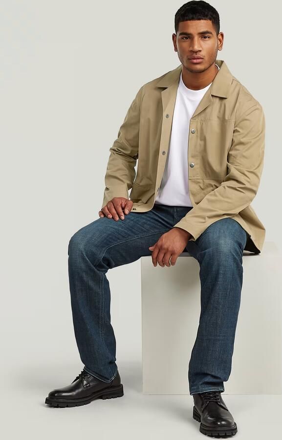 G-Star RAW Marseille Blazer Beige Heren - Foto 5