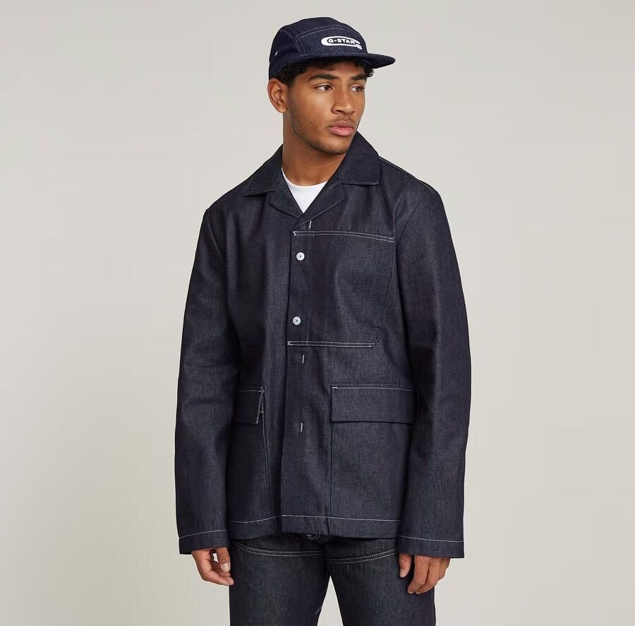 G-Star RAW Marseille Blazer Donkerblauw Heren - Foto 7