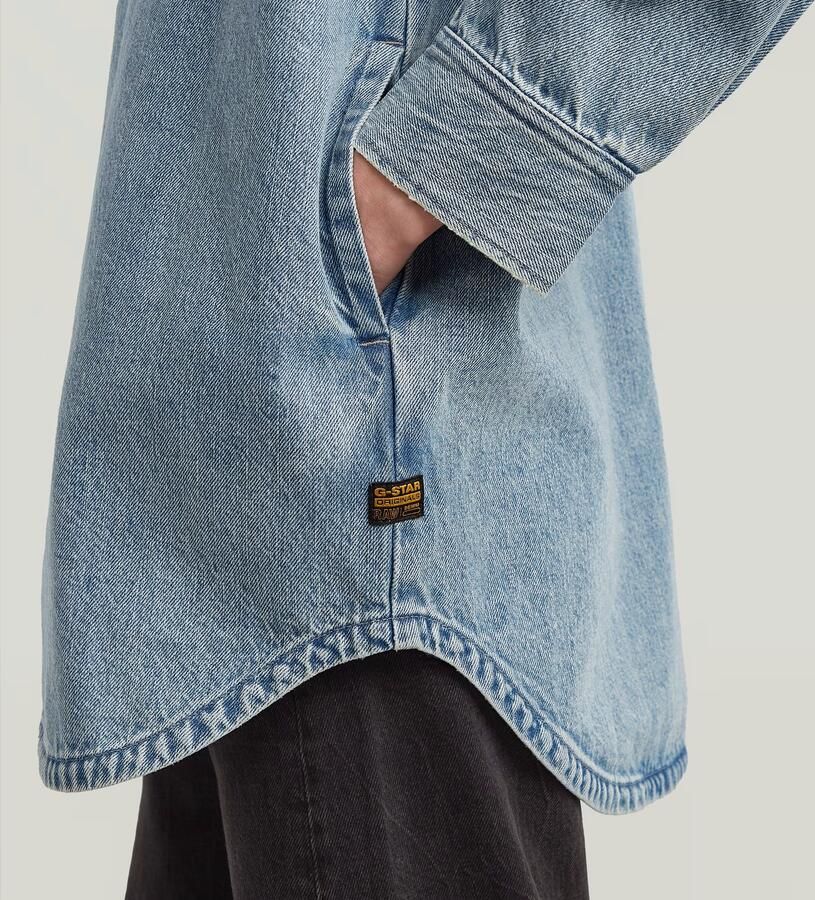 G-Star RAW Maxi 1-Pocket Overshirt Anders Dames - Foto 3