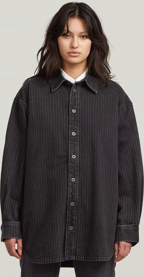G-Star RAW Maxi Overhemd Grijs Dames