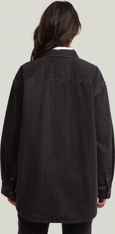 G-Star RAW Maxi Overhemd Grijs Dames - Foto 6