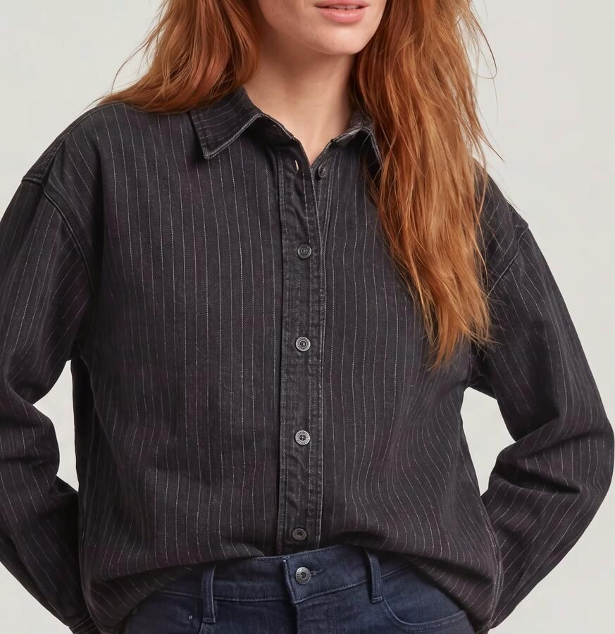 G-Star RAW Maxi Overhemd Grijs Dames - Foto 3