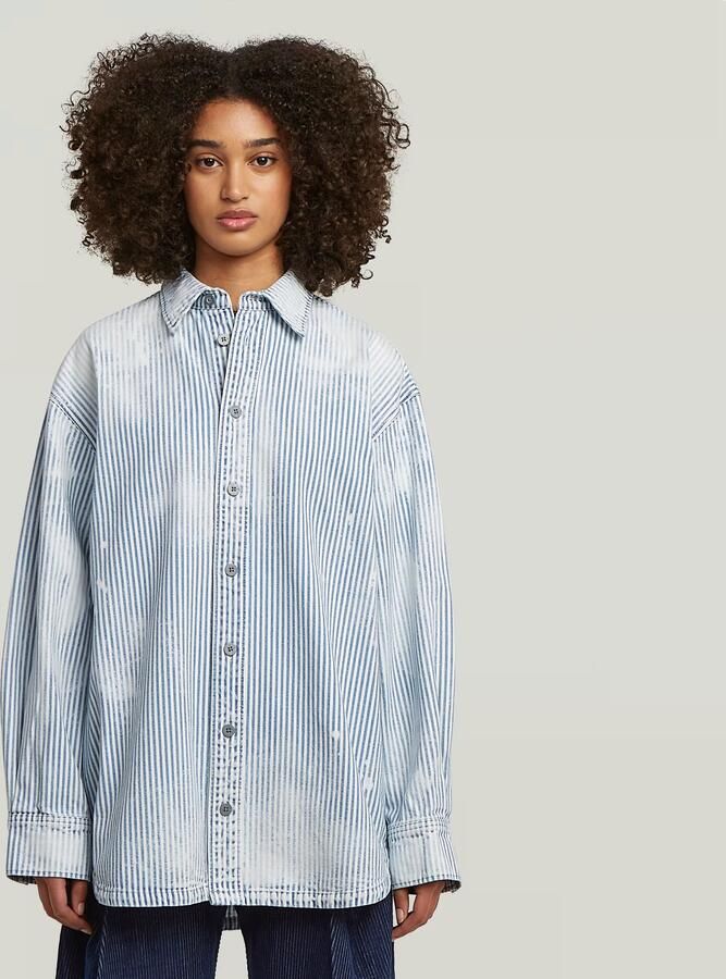 G-Star RAW Maxi Overshirt Anders Dames - Foto 6