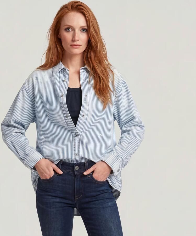 G-Star RAW Maxi Overshirt Anders Dames - Foto 3