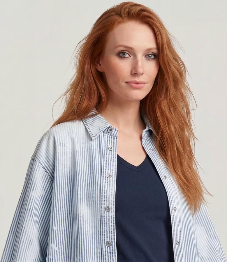 G-Star RAW Maxi Overshirt Anders Dames - Foto 5