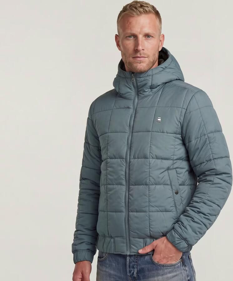 G-Star RAW Meefic Quilted Hooded Jack Grijs Heren - Foto 5