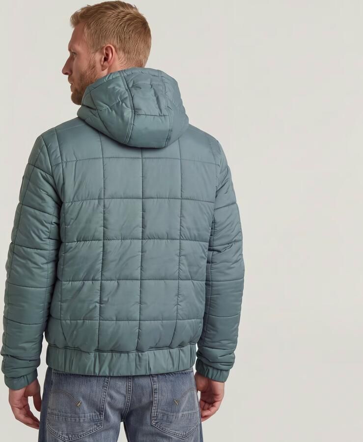 G-Star RAW Meefic Quilted Hooded Jack Grijs Heren - Foto 6