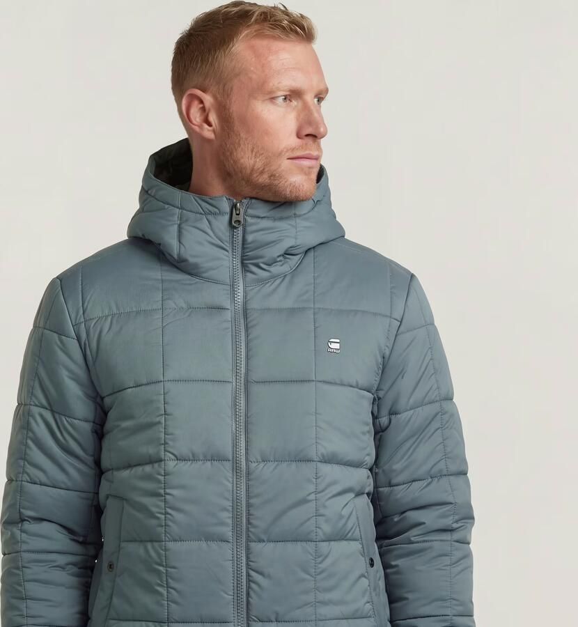 G-Star RAW Meefic Quilted Hooded Jack Grijs Heren - Foto 4