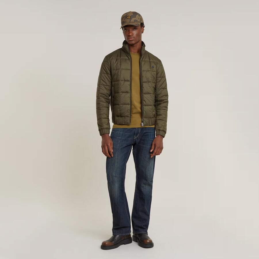 G-Star RAW Meefic Quilted Jack Groen Heren - Foto 2