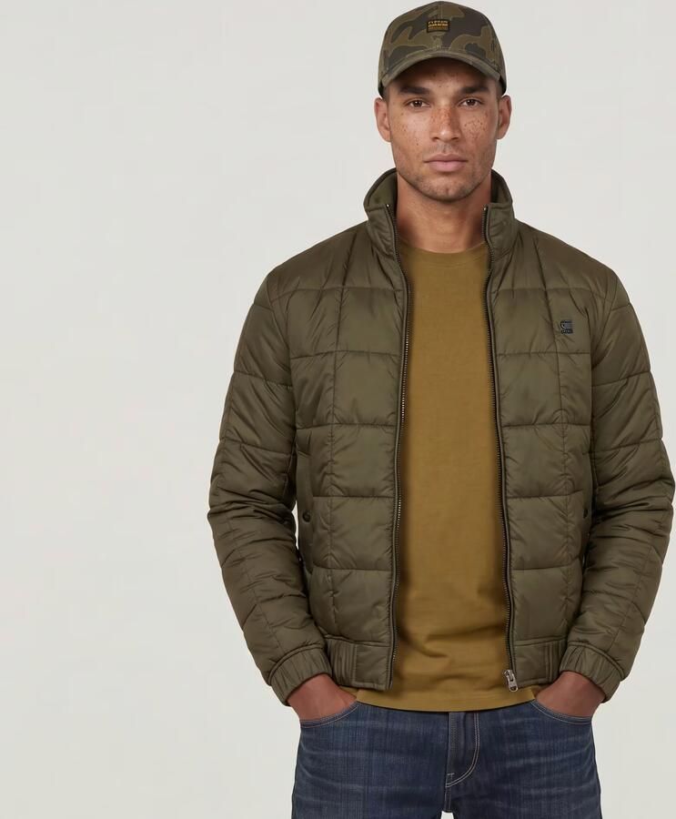 G-Star RAW Meefic Quilted Jack Groen Heren - Foto 6