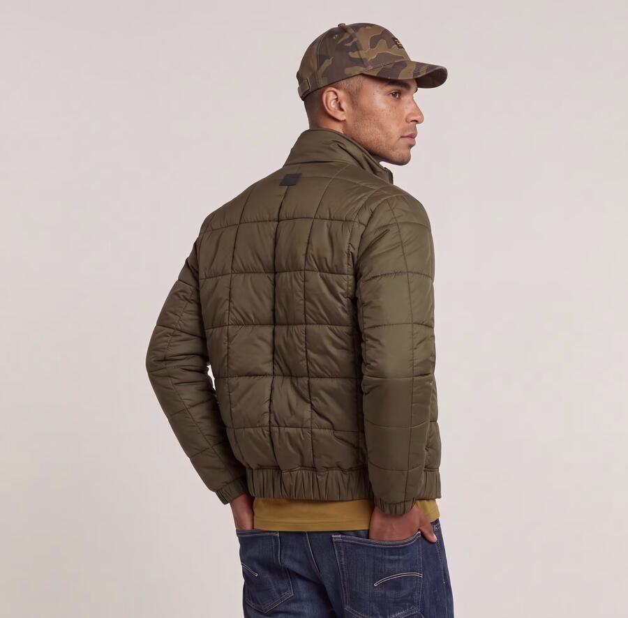 G-Star RAW Meefic Quilted Jack Groen Heren - Foto 4