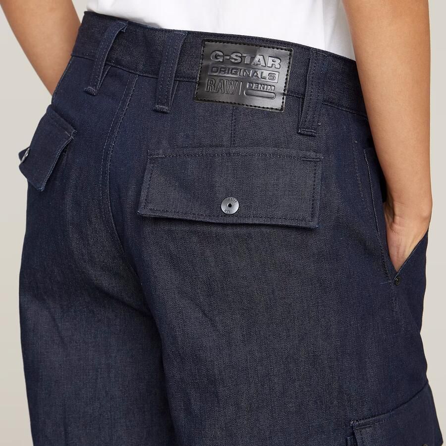 G-Star RAW Mega Cargo Broek Denim Donkerblauw Dames - Foto 2