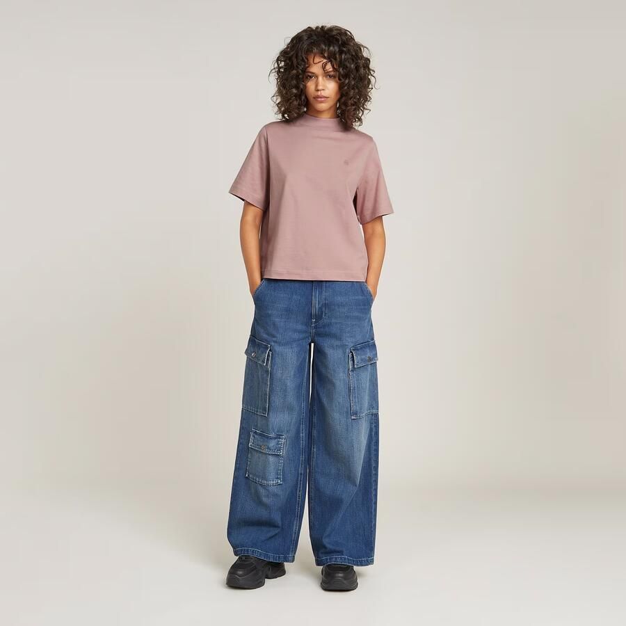 G-Star RAW Mega Cargo Broek Denim Donkerblauw Dames - Foto 3