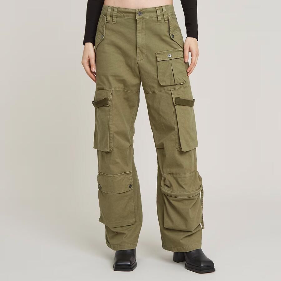G-Star RAW Mega Cargo Broek Groen Dames - Foto 7