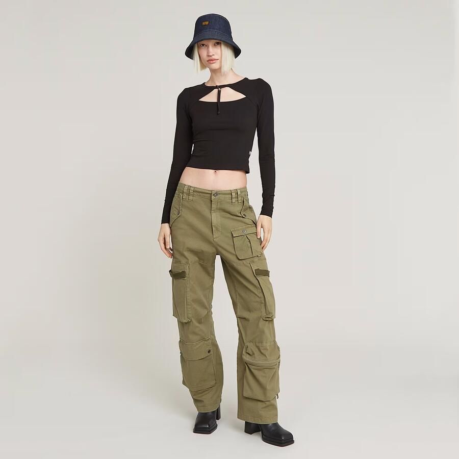 G-Star RAW Mega Cargo Broek Groen Dames