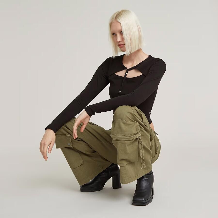 G-Star RAW Mega Cargo Broek Groen Dames - Foto 2
