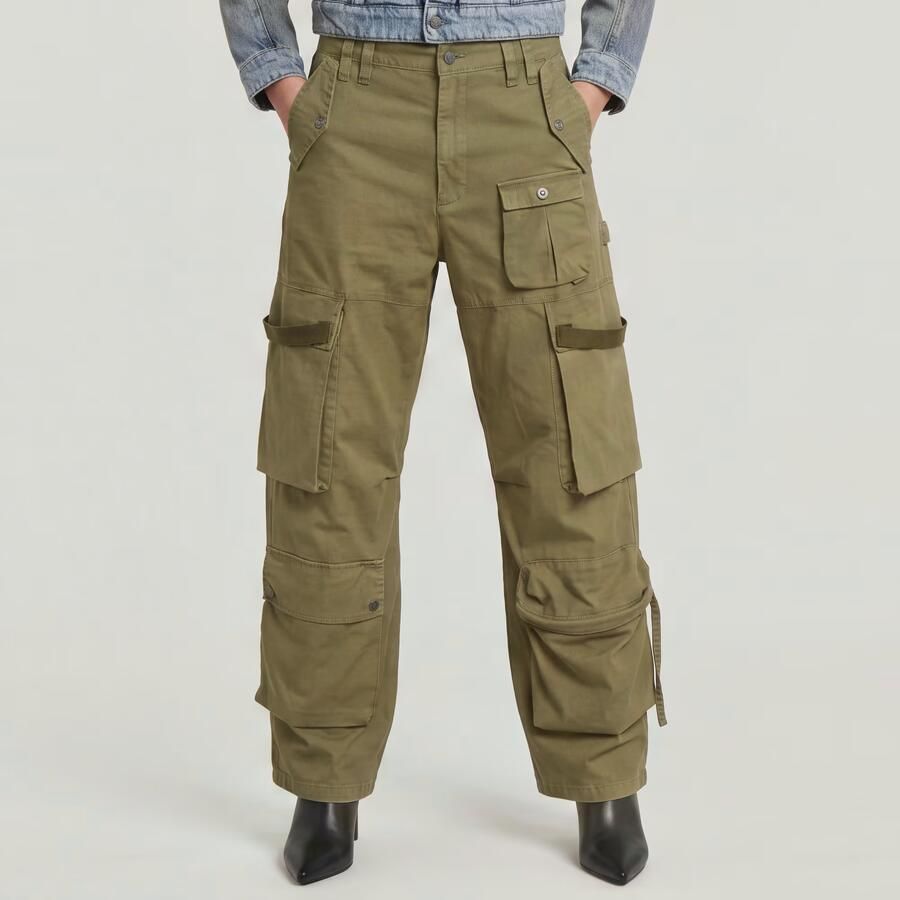 G-Star RAW Mega Cargo Broek Groen Dames - Foto 3