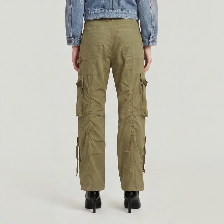 G-Star RAW Mega Cargo Broek Groen Dames - Foto 4