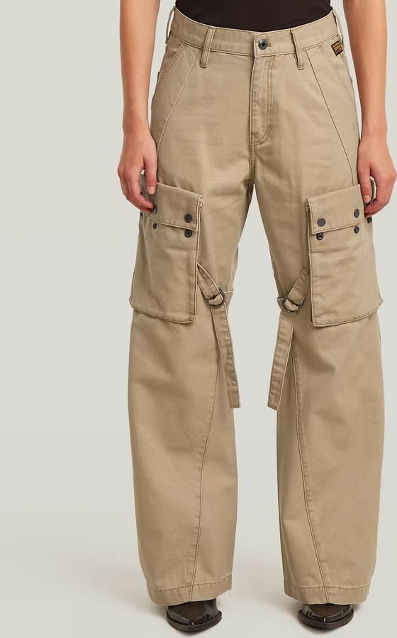 G-Star RAW Mega Cargobroek Beige Dames