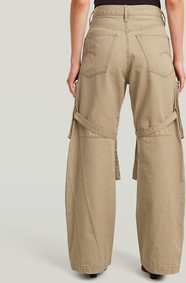G-Star RAW Mega Cargobroek Beige Dames - Foto 6
