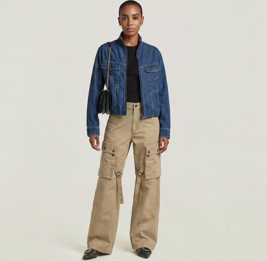 G-Star RAW Mega Cargobroek Beige Dames - Foto 6